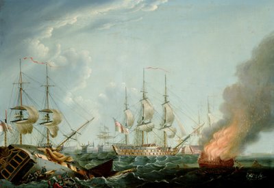 Le matin après la bataille du Nil - Robert Dodd